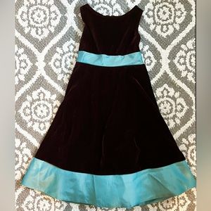 Vintage Perfectly Dressed Velvet Dress